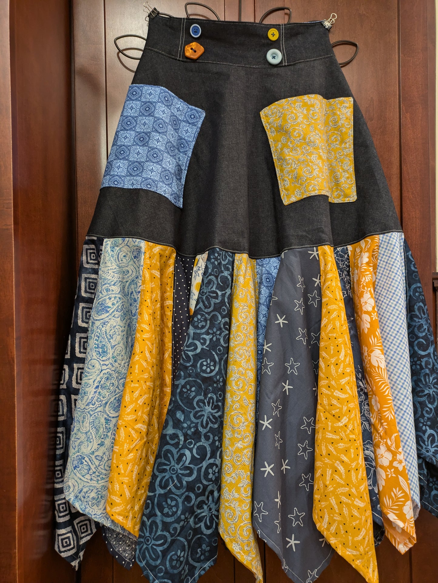 Women's High-waist Handkerchief skirt