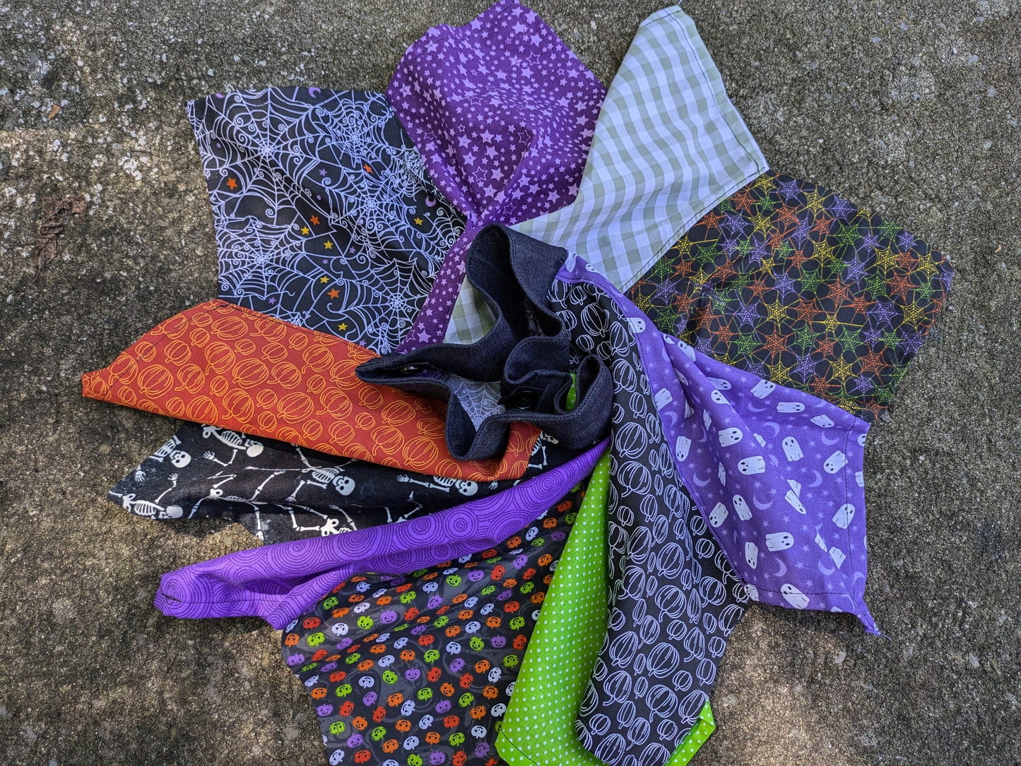 Spooky Halloween Handkerchief Skirt