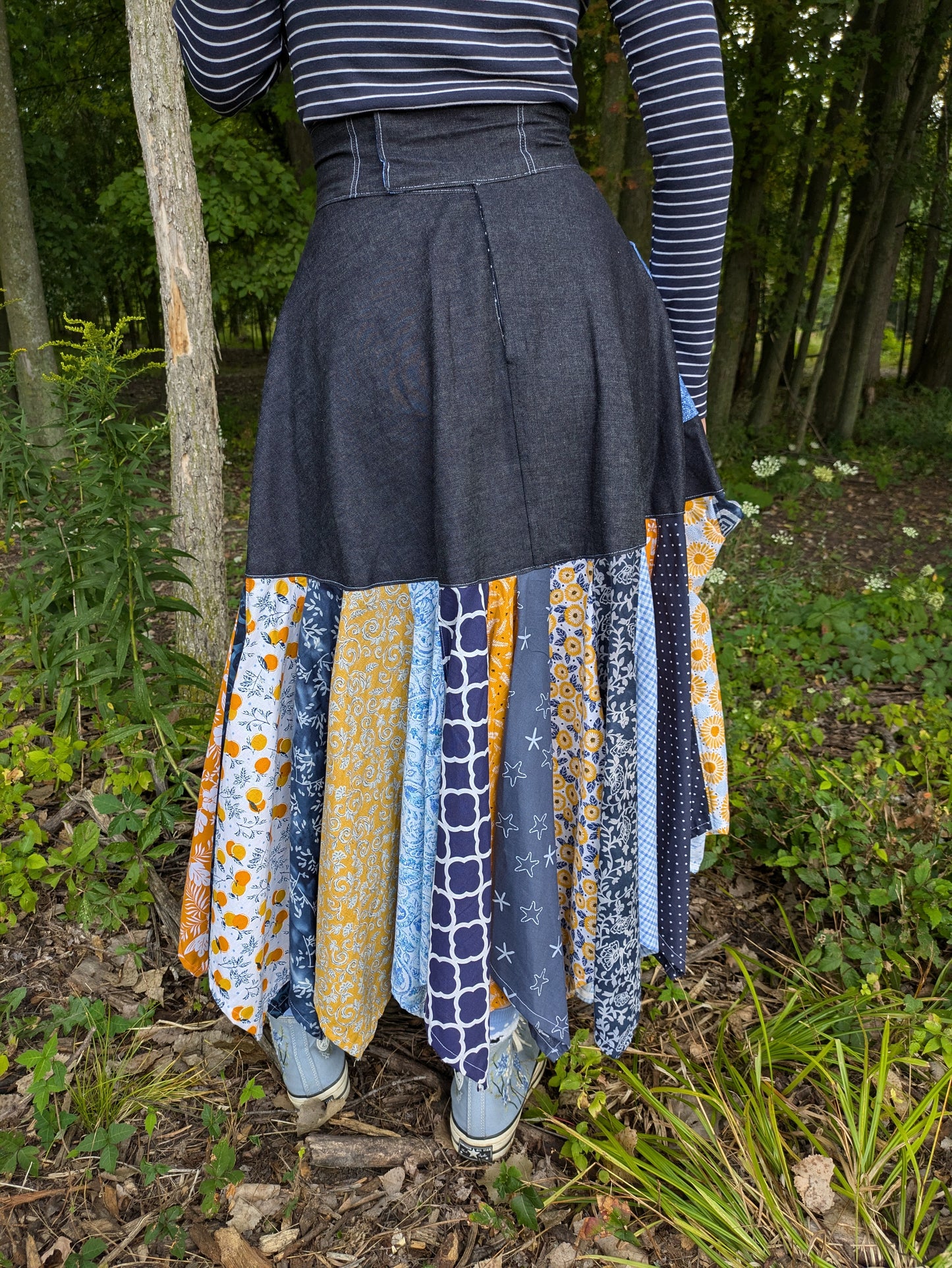 Women's High-waist Handkerchief skirt