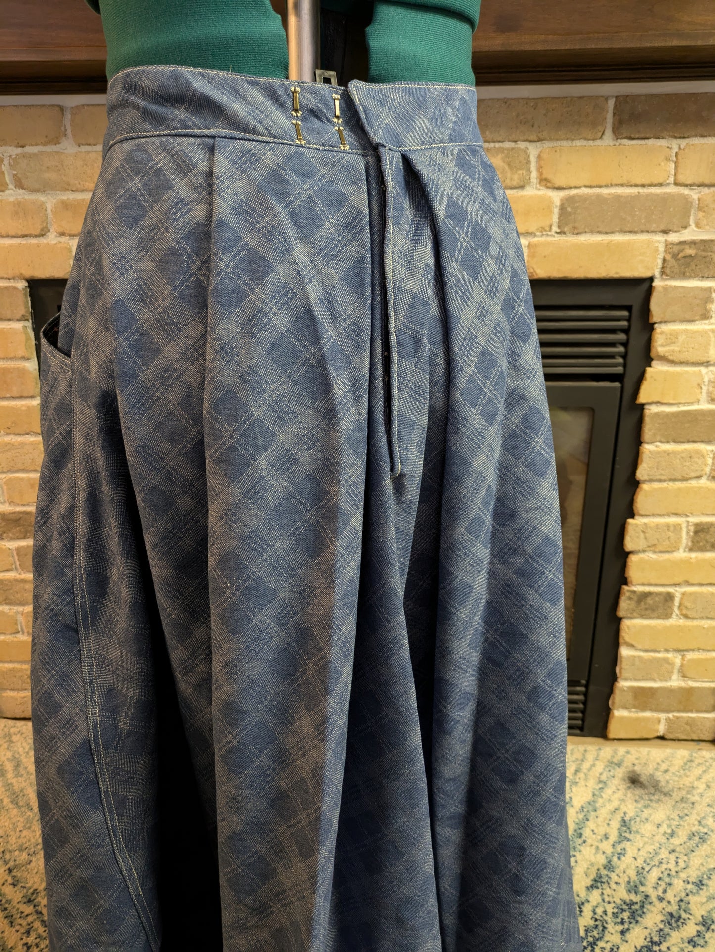 Denim Walking Skirt
