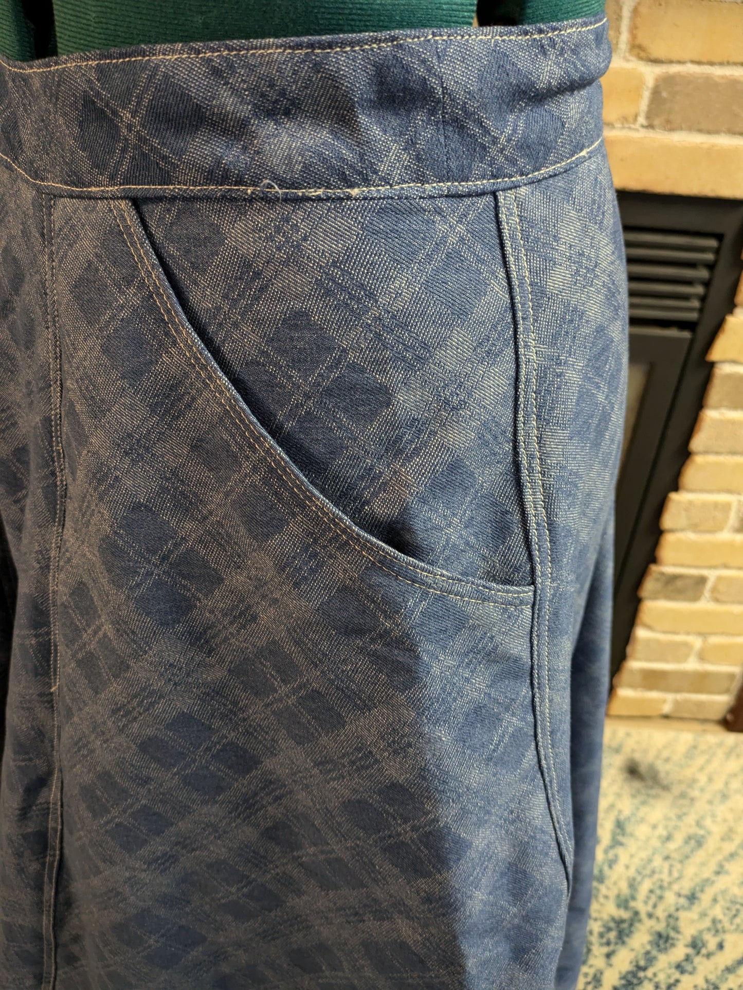 Denim Walking Skirt