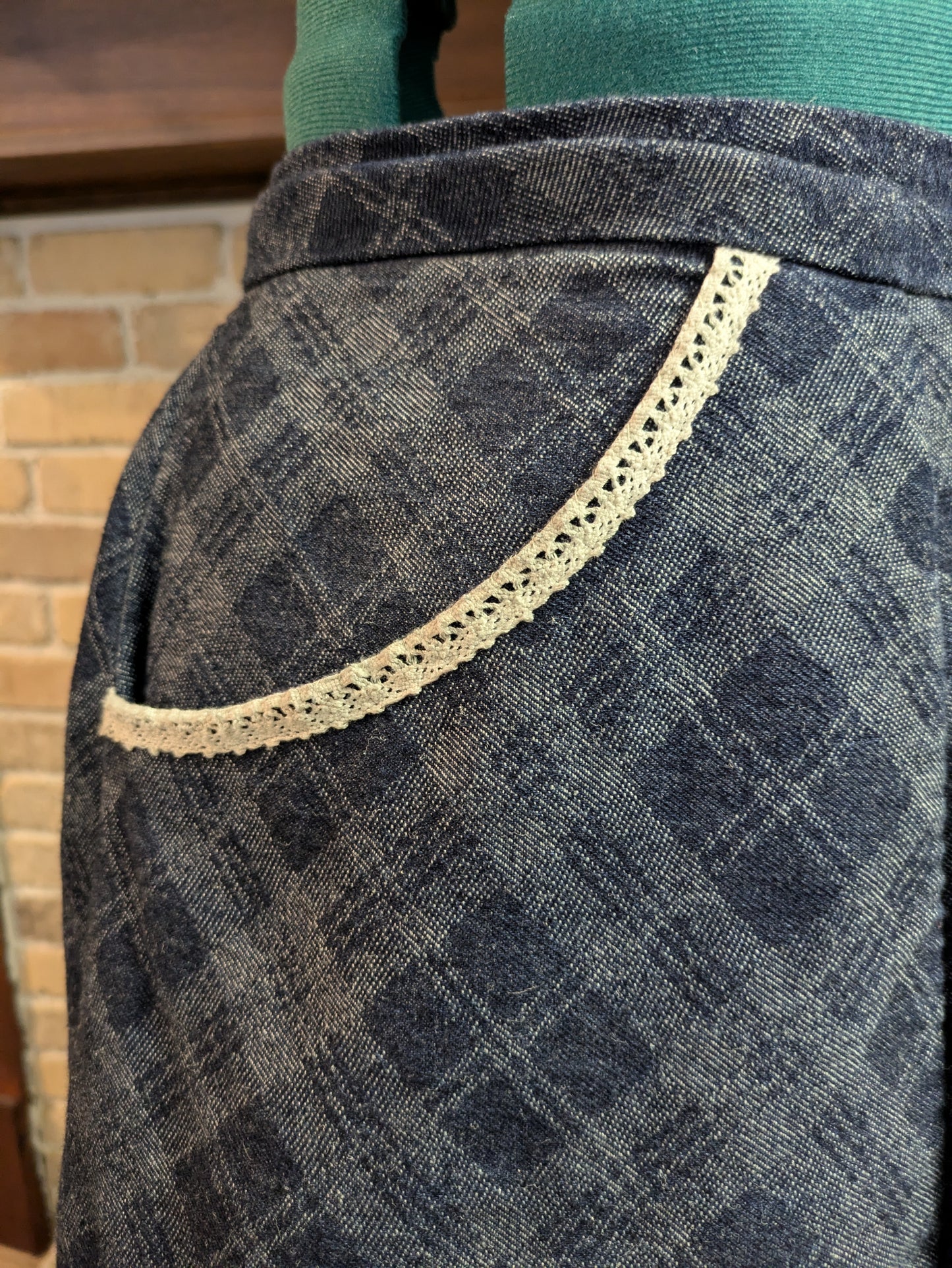 Denim Walking Skirt