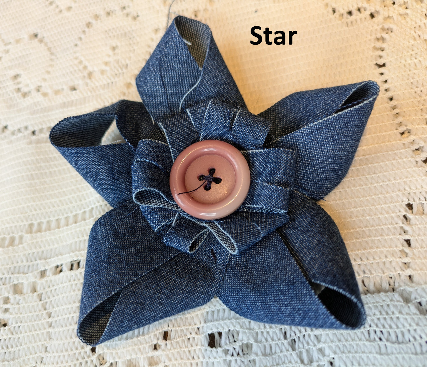 Denim Flowers for hair