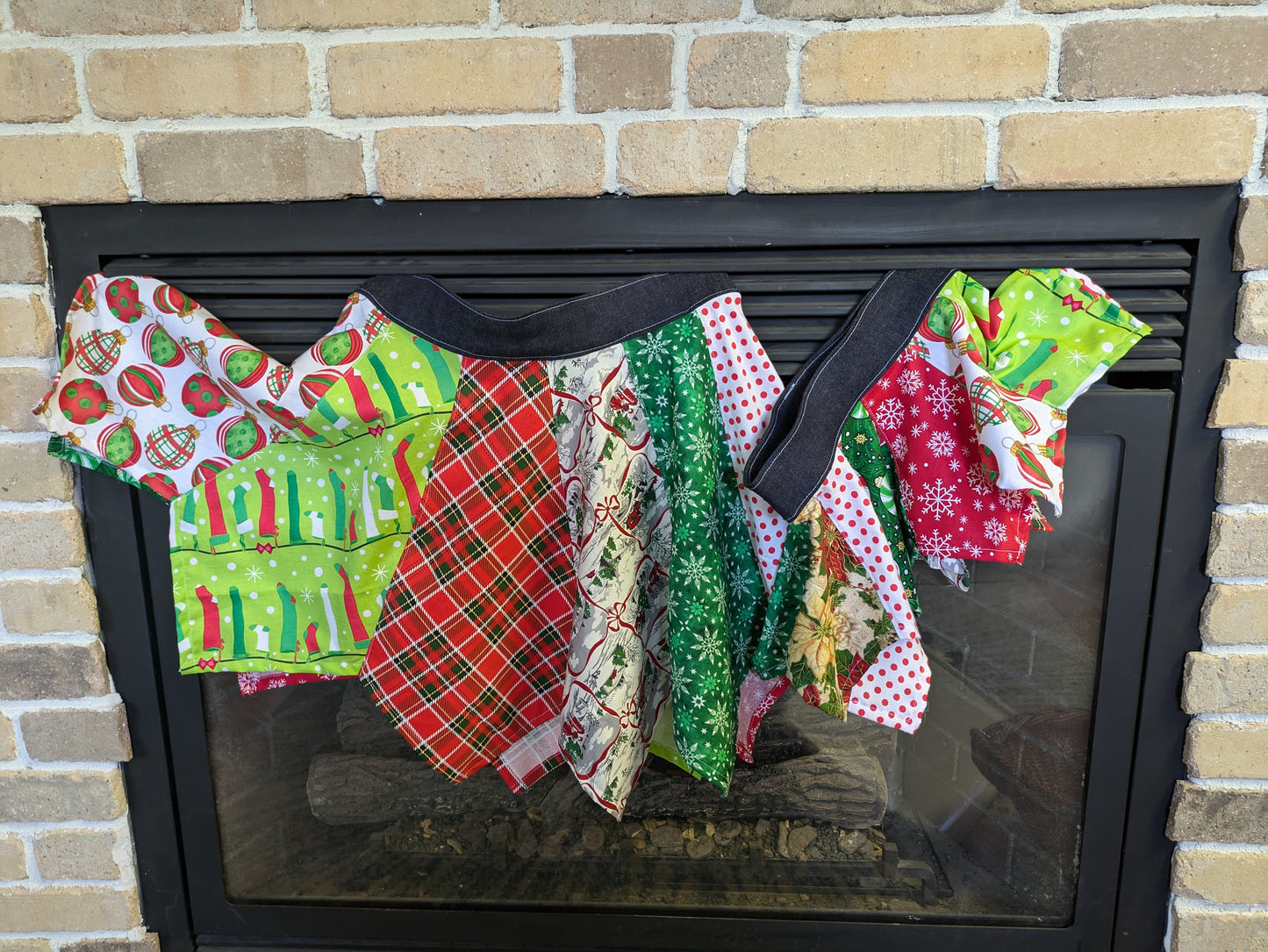 Christmas handkerchief skirt