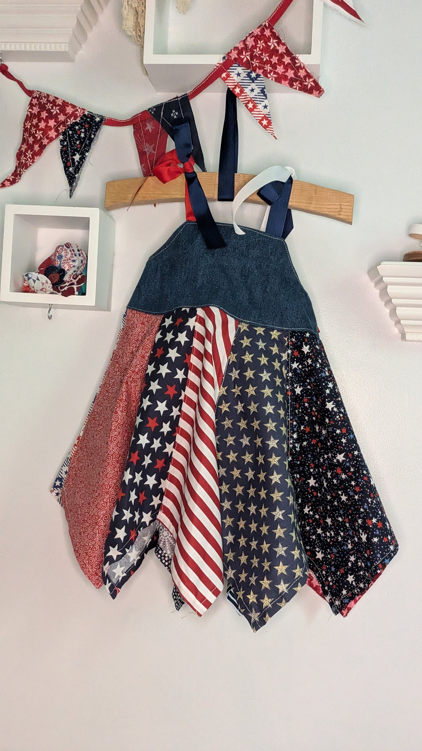 Stars and Stripes Handkerchief Dress