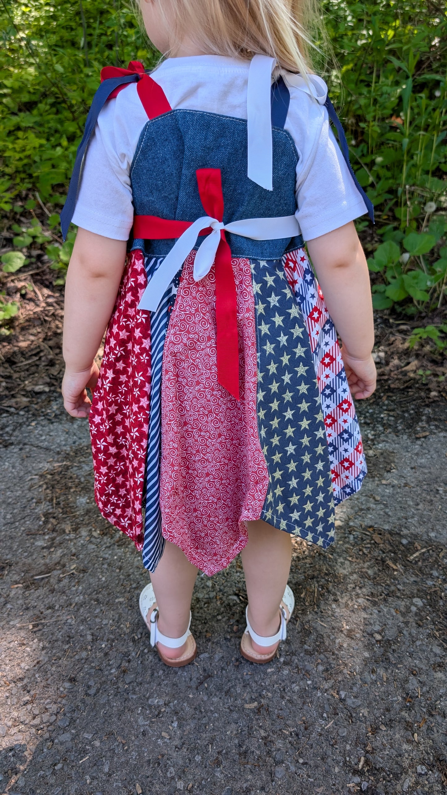 Stars and Stripes Handkerchief Dress