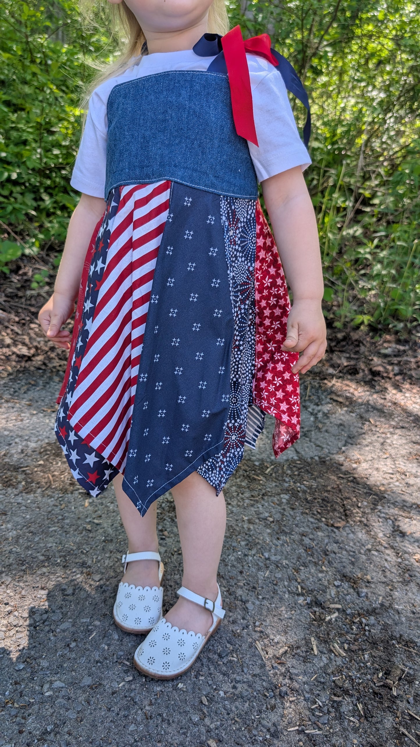 Stars and Stripes Handkerchief Dress