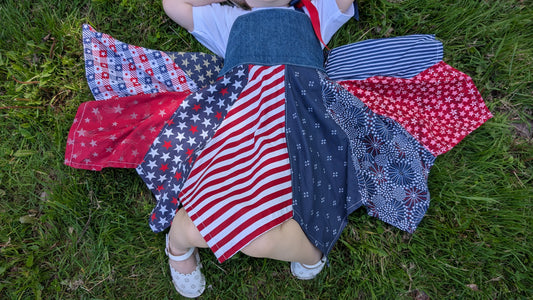 Stars and Stripes Handkerchief Dress